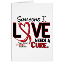 Stroke NEEDS A CURE 2 Cards