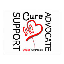 Stroke Support Advocate Cure Post Card