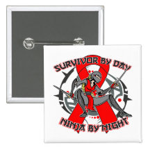 Stroke Survivor By Day Ninja By Night Pin