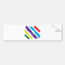 Strokes of Brush Bumper Sticker