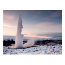 Strókur geysir post cards