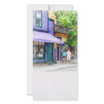 Strolling Down Thames Street Newport RI Picture Card