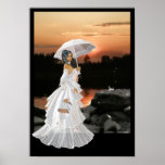Strolling into the Sunset Poster