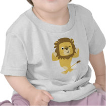 Strong Cartoon Lion Baby T-shirt