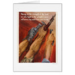 Strong in the Strength of the Lord Greeting Cards