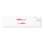 Strong Nurse Bumper Sticker