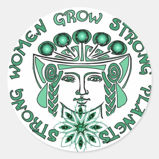 Strong Women Strong Planet Sticker