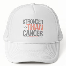Stronger Than Cancer - Endometrial Cancer Trucker Hats