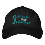 Stronger Than Ovarian Cancer Embroidered Hat