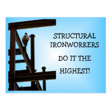 Structural Ironworkers Postcard