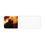 Structure Fire Return Address Label