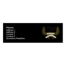 Struggle Design Profile Card Business Cards