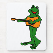 Strumming Fred Mouse Pads