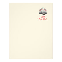 Strut Your Stuff Bowling Custom Letterhead