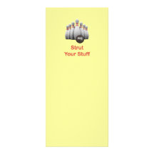 Strut Your Stuff Bowling Full Color Rack Card