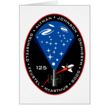 STS-125 GREETING CARD
