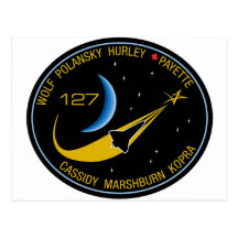 STS-127 Mission Patch Post Cards