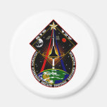 STS 129 Flight Patch Magnets