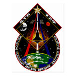 STS 129 Flight Patch Postcards