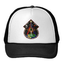 STS 129 Flight Patch Trucker Hat
