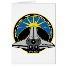 STS 132 Atlantis Card