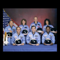 STS-51L Space Shuttle Challenger Crew Portrait posters