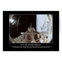 STS-90 NeuroLab Space Module. Cards