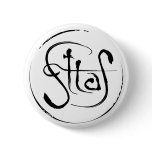 Sttaf White Flair Pinback Button