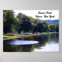 STUART PARK, ITHACA,N.Y. poster