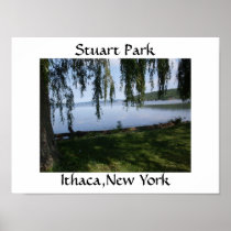 STUART PARK, ITHACA, NEW YORK poster