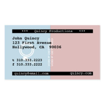 Stub Business Cards