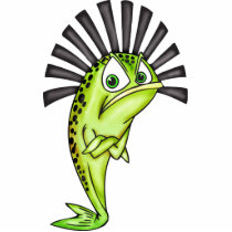 Stubborn Fish Cut Out