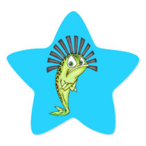 Stubborn Fish Star Stickers