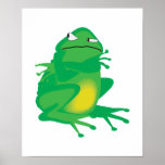 stubborn little frog print
