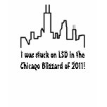 Stuck on LSD in the Chicago Blizzard of 2011 t-shirts