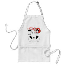 Stuck On U- Change Background colour Apron