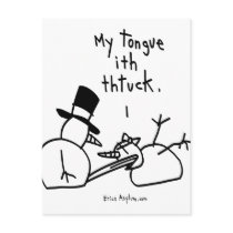 stuck postcard