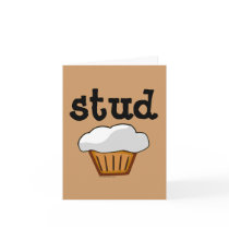 Stud Muffin, Cute Funny Baked Good