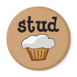 Stud Muffin, Cute Funny Baked Good magnets