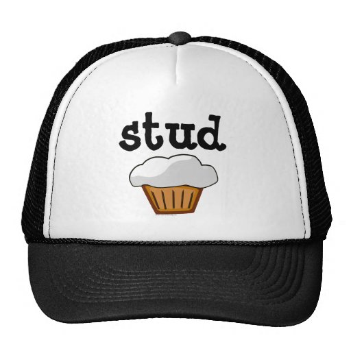 Stud Muffin, Cute Funny Baked Good Mesh Hat