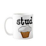 Stud Muffin, Cute Funny Baked Good mugs