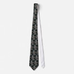 Studded fleur de lis Tie