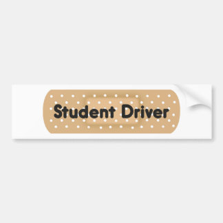driver student bumper bandage sticker stickers