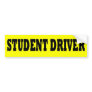 Student Driver Bumper Sticker