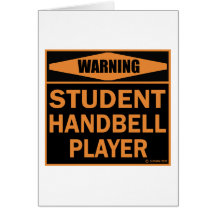 Student Handbell Player Greeting Card