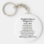 Student Nurse Diagnosis: Stress Key Chain