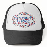 STUDENT NURSE - USA PATRIOTIC STARS TRUCKER HAT