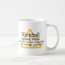 Student Nurse Warning Coffee Mug