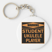 Student Ukulele Player Key Chains
