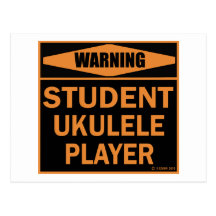 Student Ukulele Player Postcards